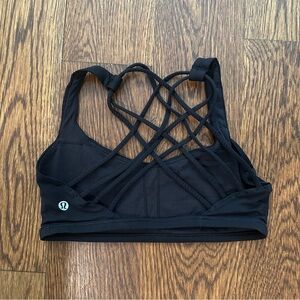 lululemon athletica Black Crisscross Sports Bra